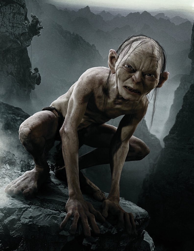 Filimphonic's tweet photo. 'The Lord of the Rings: The Hunt for Gollum' hits theaters December 17, 2027. 

Gollum’s untold story awaits! 🗡️🌋 #LOTR #HuntForGollum https://t.co/bqwO3l43YP