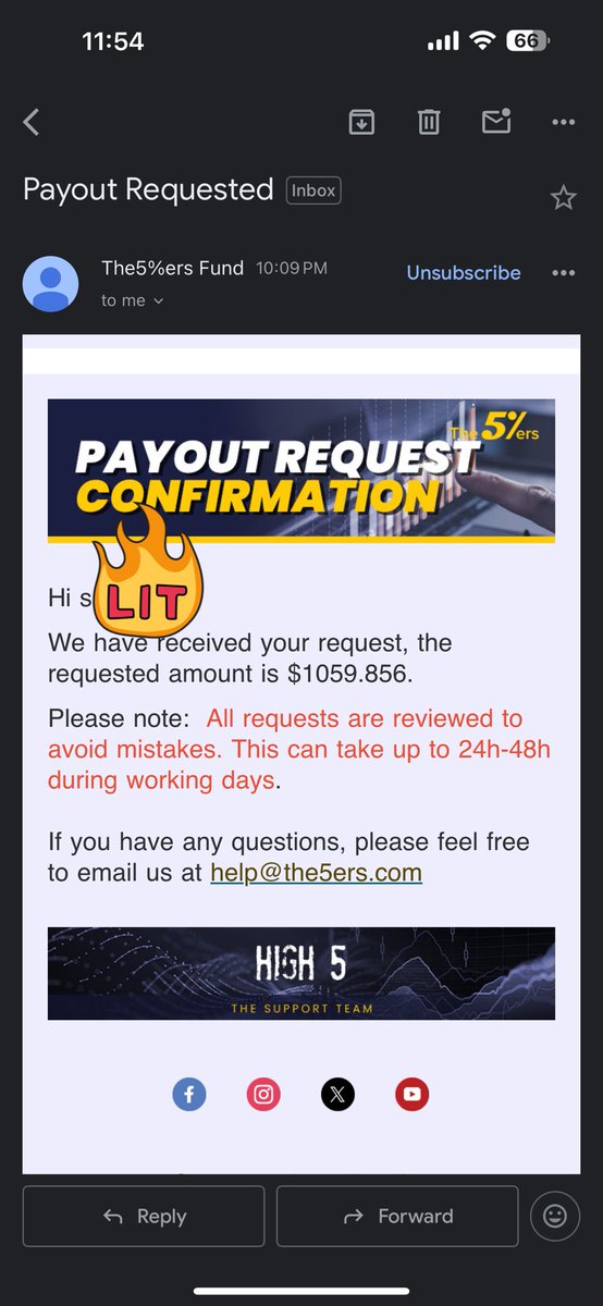 yourpropfirmguy's tweet photo. Requested another payout with @the5erstrading https://t.co/RxBPmINCCq