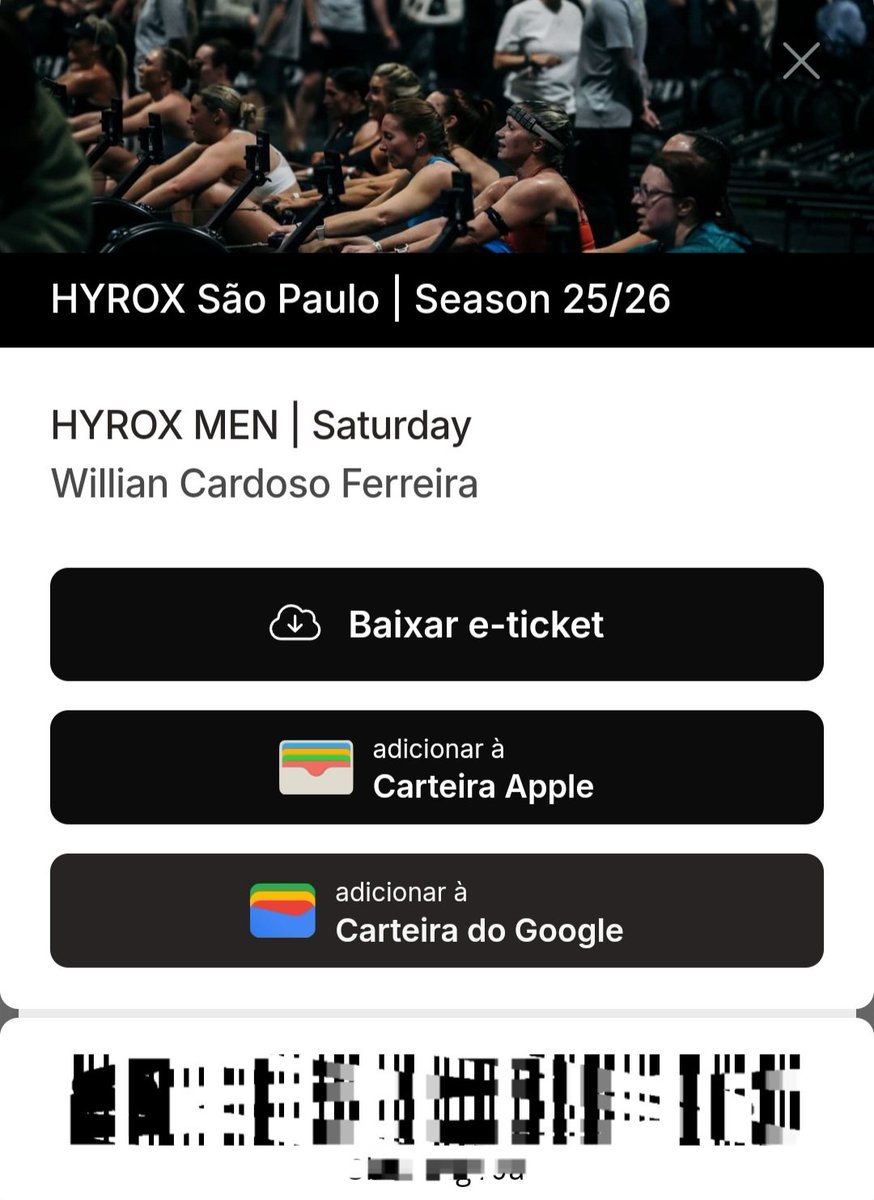 Enfim, hyroxer oficialmente.
Veremos como vai ser a experiência do Hyrox em São Paulo.