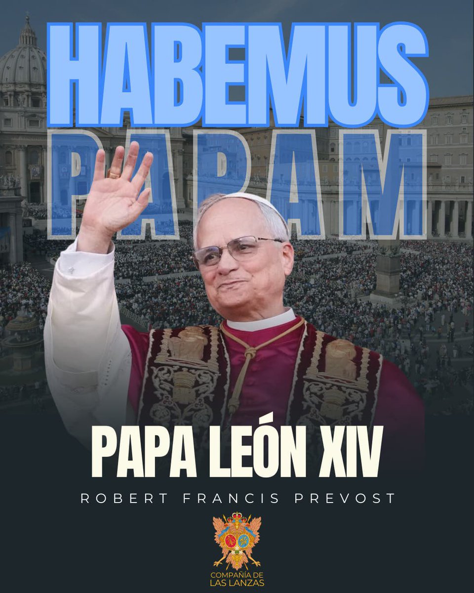 “ Nuestra Madre María siempre ha querido estar con nosotros. Recemos juntos por esta misión “. 
Su Santidad, Papa Leon XIV.

#HabemusPapam #CofradiasMLG #VisperasMLG #CompañiaLasLanzas