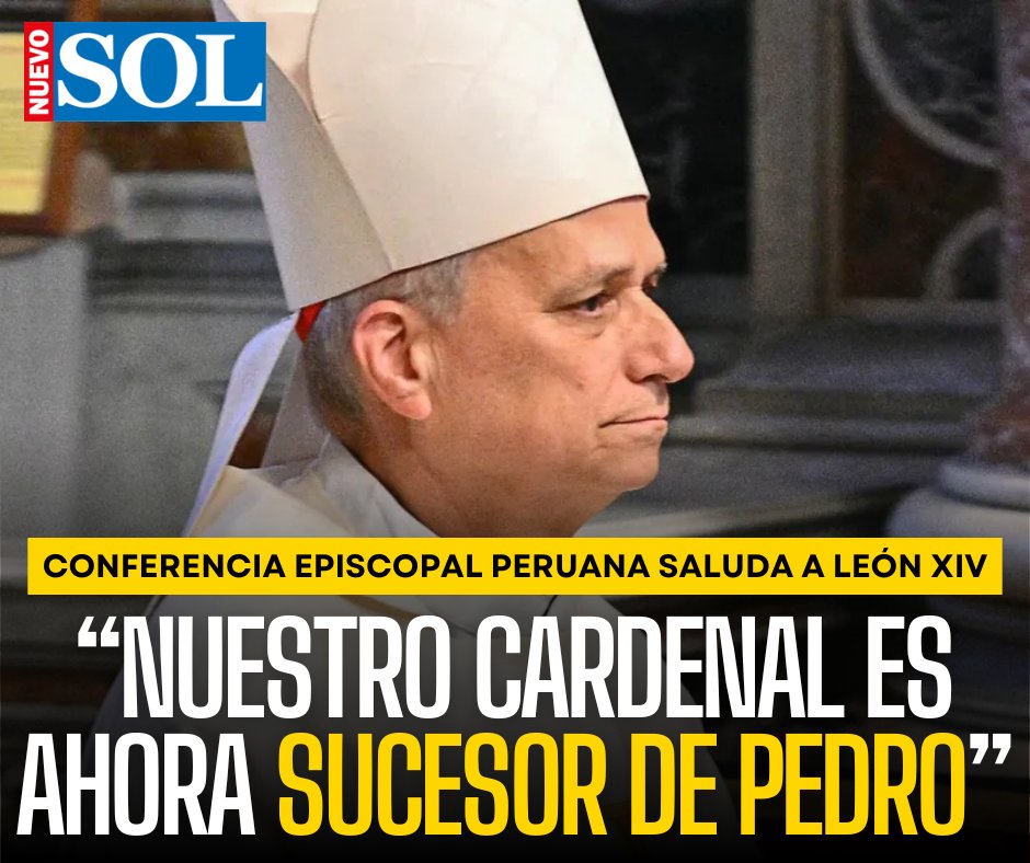 CONFERENCIA EPISCOPAL PERUANA SALUDA AL PAPA LEÓN XIV: “NUESTRO CARDENAL ROBERT PREVOST ES AHORA SUCESOR DE PEDRO”
La Iglesia en Perú celebra la elección del exobispo de Chiclayo, de madre peruana y con décadas de misión en el país, como el nuevo Sumo Pontífice