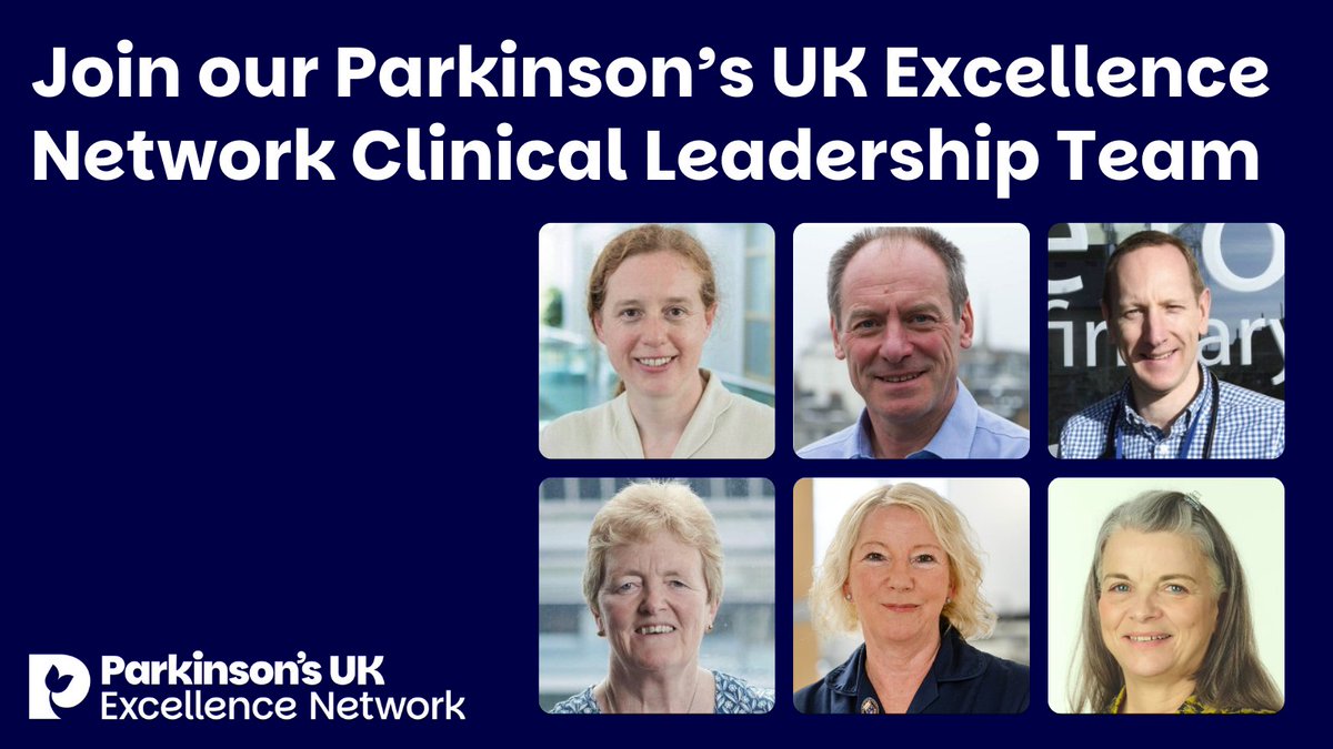Parkinson's UK Excellence Network (@parkinsonsen) on Twitter photo 📣Are you a Parkinson's specialist therapist? Join our Clinical Leadership Team!
As our new Clinical Lead for Therapy, you'll help provide strategic guidance and clinical expertise to <a href="/ParkinsonsUK/">Parkinson's UK</a> and be an ambassador for our Network.
Apply by 13 June: bit.ly/437lwbA 📣Are you a Parkinson's specialist therapist? Join our Clinical Leadership Team!
As our new Clinical Lead for Therapy, you'll help provide strategic guidance and clinical expertise to <a href="/ParkinsonsUK/">Parkinson's UK</a> and be an ambassador for our Network.
Apply by 13 June: bit.ly/437lwbA