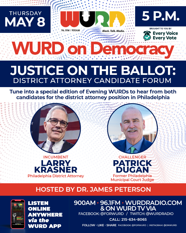Every Voice, Every Vote (@voicevotephilly) on Twitter photo 🗣️ Philly, make sure you tune in tonight for the district attorney debate! Starts tonight at 5 p.m. ET <a href="/onwurd/">WURD Radio</a>
The candidates in this high-profile race have had a couple debates--but never one hosted and broadcasted by a media outlet.
It might be the only time they do so 🗣️ Philly, make sure you tune in tonight for the district attorney debate! Starts tonight at 5 p.m. ET <a href="/onwurd/">WURD Radio</a>
The candidates in this high-profile race have had a couple debates--but never one hosted and broadcasted by a media outlet.
It might be the only time they do so