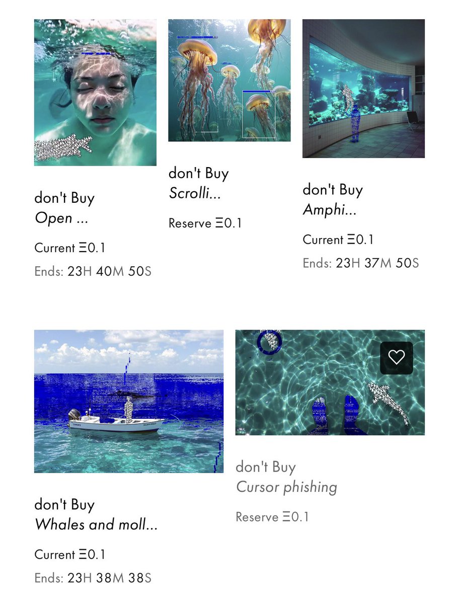 3 out of 5 auctions started! 

Thank you to the collectors who made the first bids! ⏳