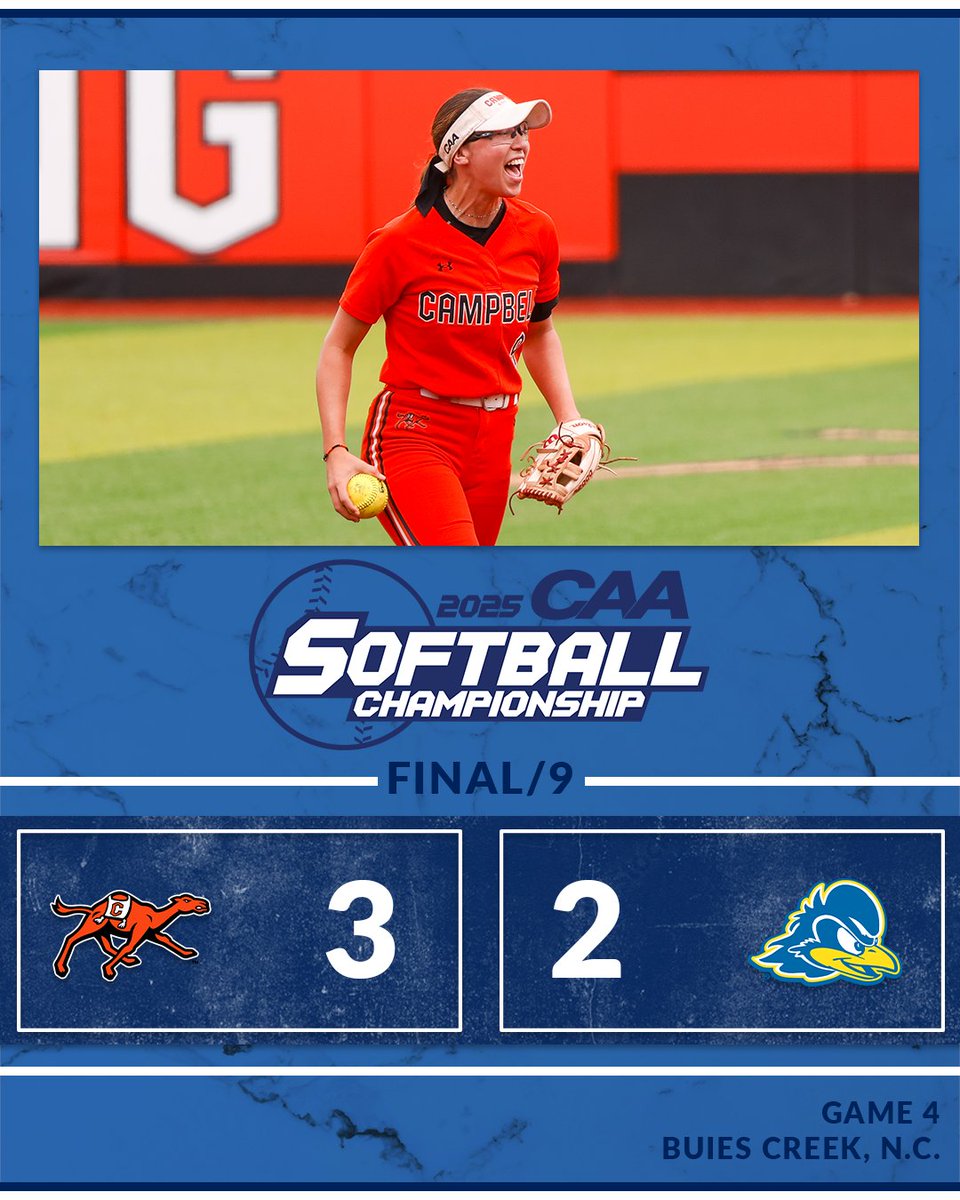 MOVING ON: <a href="/GoCamelsSB/">Campbell Softball</a> 🐫

#CAASoftball