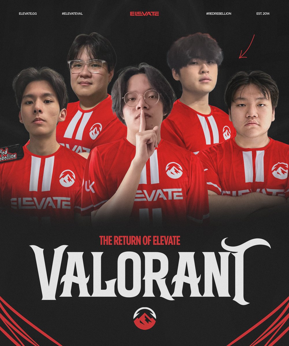 ELEVATE (@elevategg) on Twitter photo The Return of Elevate VALORANT
๐ธ๐ฌ <a href="/blfivm/">Blfivm</a>
๐ฒ๐พ <a href="/vangzcanaim/">Vangz</a>
๐ธ๐ฌ <a href="/JustTwelve_/">Javier |Twelve</a>
๐ธ๐ฌ <a href="/Akame_vlr/">Akame</a>
๐ธ๐ฌ <a href="/azami_vlr/">Azamiโ๏ธ๐ชถ</a>
๐ธ๐ฌ <a href="/ventura_sg/">alston</a>
Let's make it happen ๐
#ElevateVAL | #RedRebellion The Return of Elevate VALORANT
๐ธ๐ฌ <a href="/blfivm/">Blfivm</a>
๐ฒ๐พ <a href="/vangzcanaim/">Vangz</a>
๐ธ๐ฌ <a href="/JustTwelve_/">Javier |Twelve</a>
๐ธ๐ฌ <a href="/Akame_vlr/">Akame</a>
๐ธ๐ฌ <a href="/azami_vlr/">Azamiโ๏ธ๐ชถ</a>
๐ธ๐ฌ <a href="/ventura_sg/">alston</a>
Let's make it happen ๐
#ElevateVAL | #RedRebellion