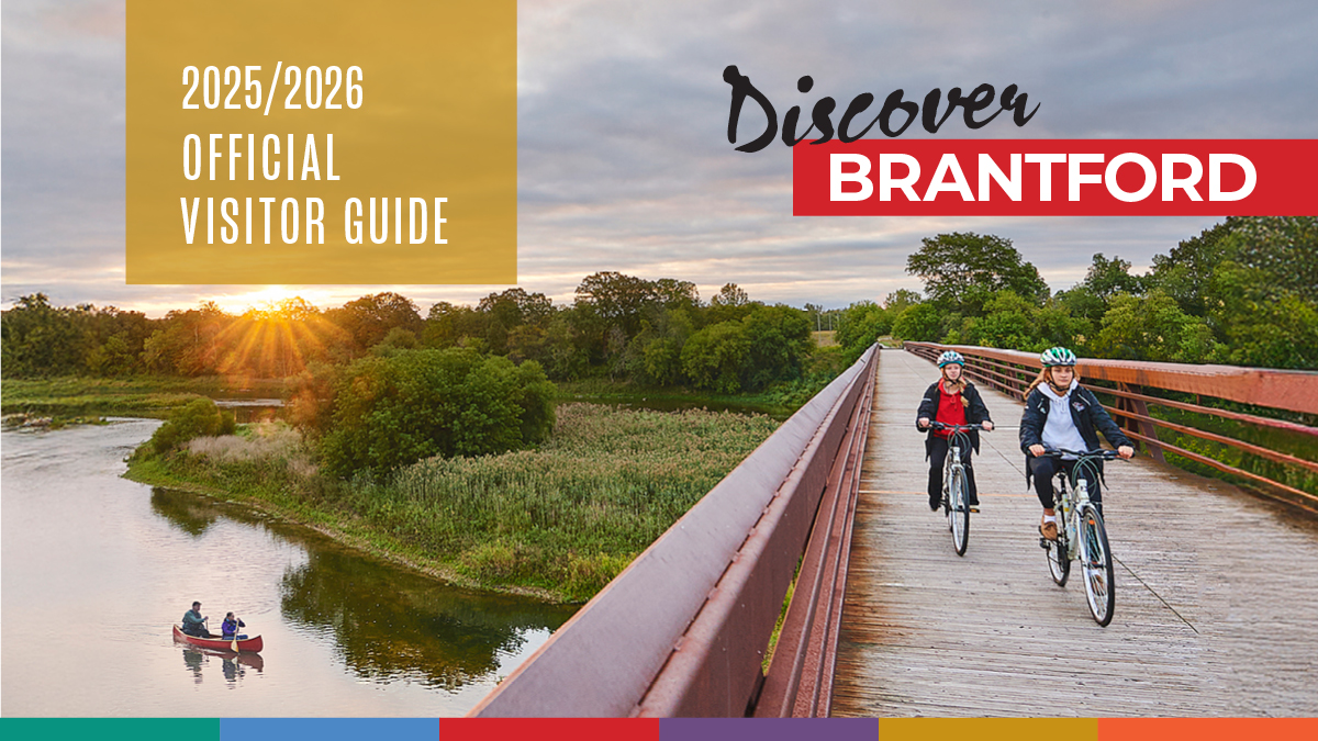 The City of Brantford is pleased to announce the launch of the 2025-26 Discover Brantford Visitor Guide! Pick up a free copy at City Hall (58 Dalhousie Street) or Wayne Gretzky Sports Centre (254 North Park Street). Read the full media release: bit.ly/42Q1yDx