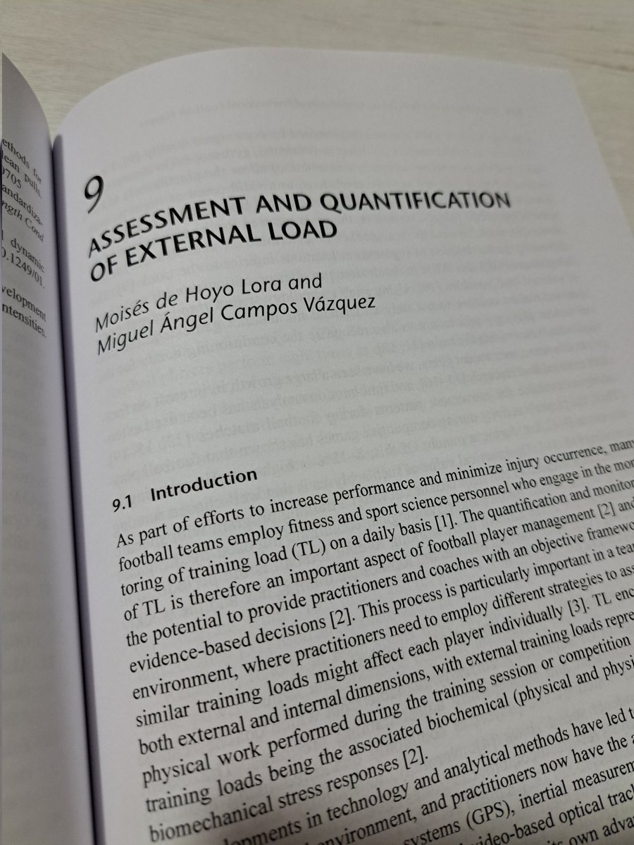 Miguel Ángel Campos (@macamvaz) on Twitter photo Super excited to see this book finally out! 🙌
I got to co-author a chapter on quantifying external load in football players — big thanks to my mate <a href="/dehoyolora/">Moisés de Hoyo Lora</a>, who not only wrote it with me but also edited the book and brought me on board for the project 🔝😃 Super excited to see this book finally out! 🙌
I got to co-author a chapter on quantifying external load in football players — big thanks to my mate <a href="/dehoyolora/">Moisés de Hoyo Lora</a>, who not only wrote it with me but also edited the book and brought me on board for the project 🔝😃