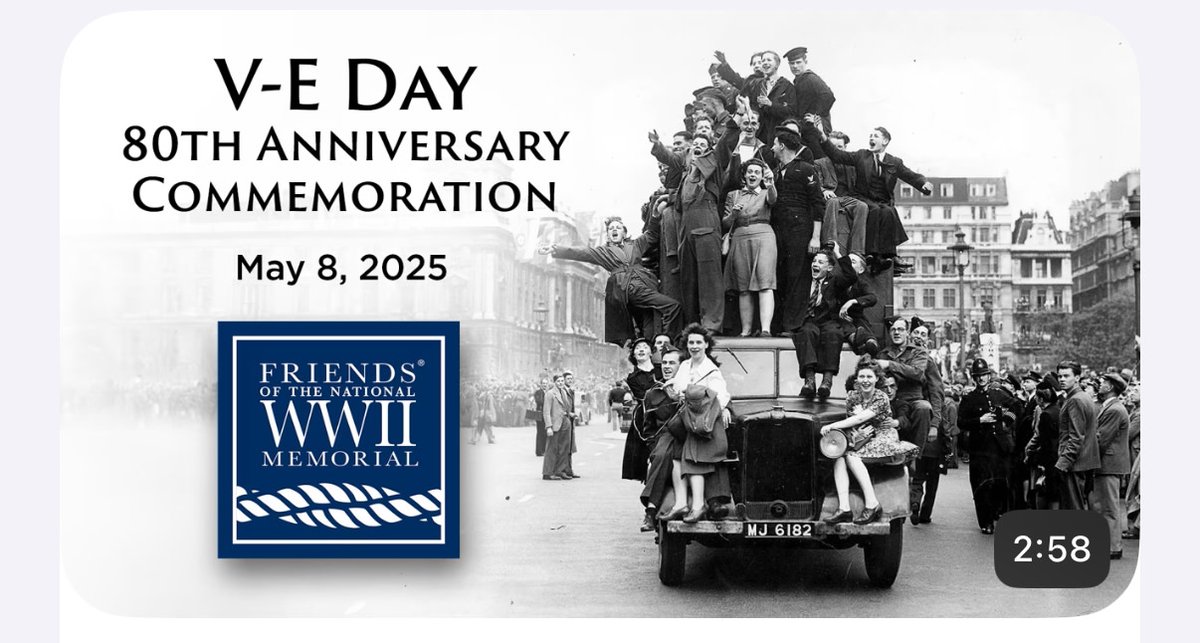Today, we remember the profound significance of Victory in Europe (VE) Day - 79 yrs WWII in Europe ended. We owe an immeasurable debt to those who served. vimeo.com/1080820037.  Support us 5/9 - bit.ly/GSLHFGiveSTLDa…
#VEDay #GiveSTLDay #HonorFlight #StLouis #Veterans