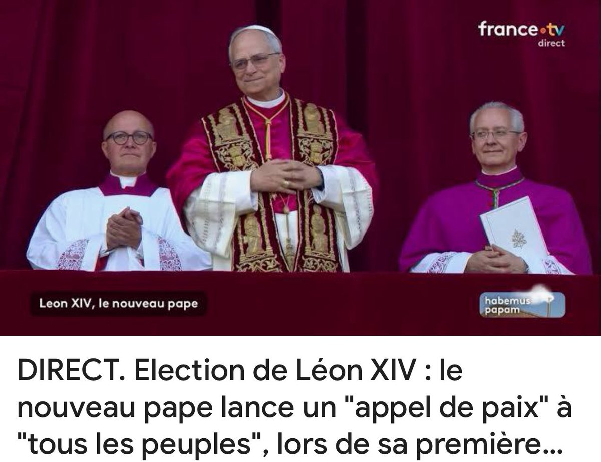 ✝️⛪️I Léon XIV, de la communauté de Saint Augustin d’Annaba (figure algérienne de paix), est élu ! Il s’inspire de son l’héritage. Dans son discours, il a appelé pour la Paix, rappelant l’initiative algérienne pour le vivre-ensemble. Prions pour sa mission. #PapeLeonXIV #Paix