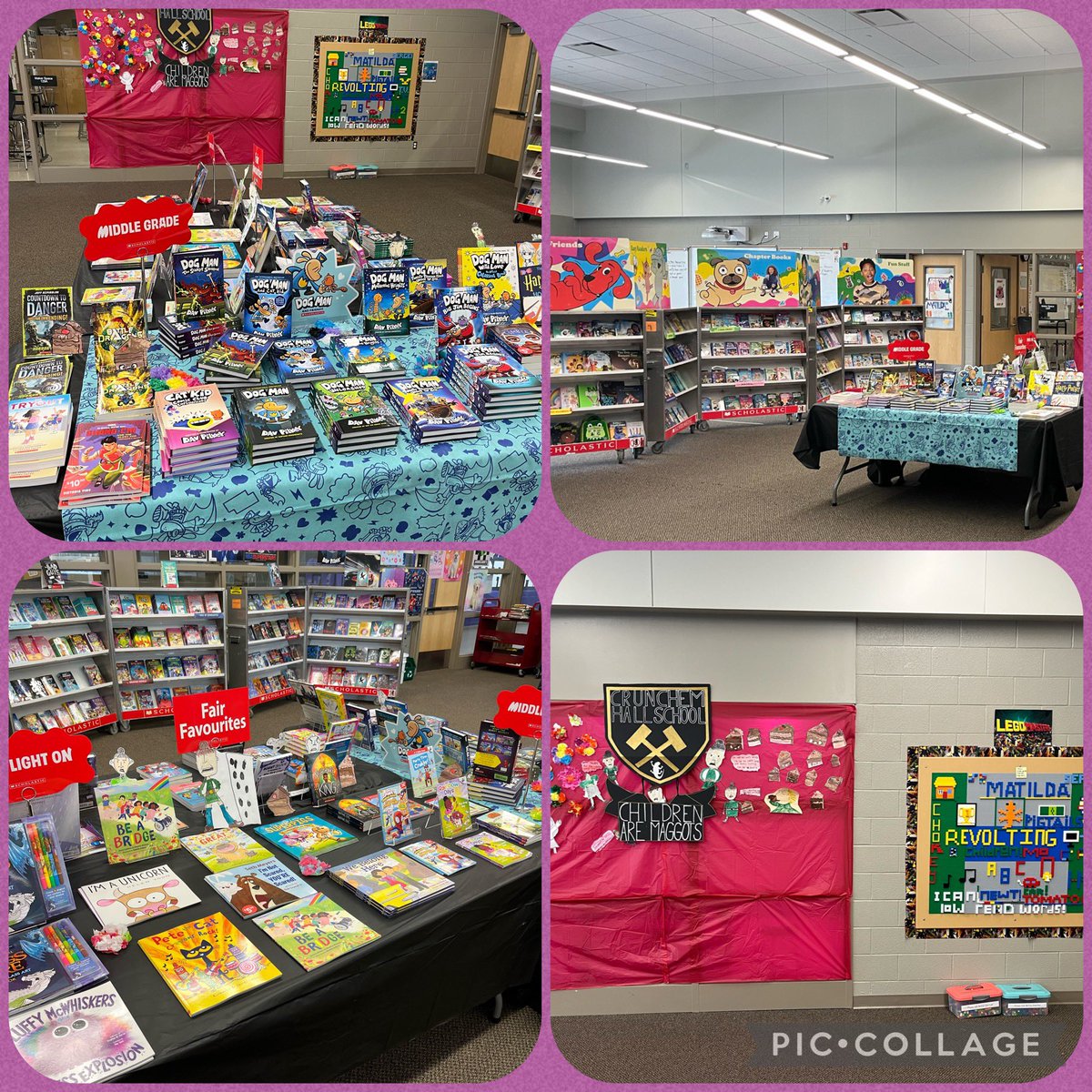 Jenny Madamba (@mrsjmadamba) on Twitter photo <a href="/cedarhollowps/">Cedar Hollow</a> our Matilda-themed book fair is ready for you! Many amazing books 📚 new & classics. May 12th-16th *Open Wed May 14th 3:30-5:30 come with your family for a chance to WIN some books! Come get a 📸 in our Photo Booth $ raised goes to new 📚 & STEM/coding #thehollow <a href="/cedarhollowps/">Cedar Hollow</a> our Matilda-themed book fair is ready for you! Many amazing books 📚 new & classics. May 12th-16th *Open Wed May 14th 3:30-5:30 come with your family for a chance to WIN some books! Come get a 📸 in our Photo Booth $ raised goes to new 📚 & STEM/coding #thehollow