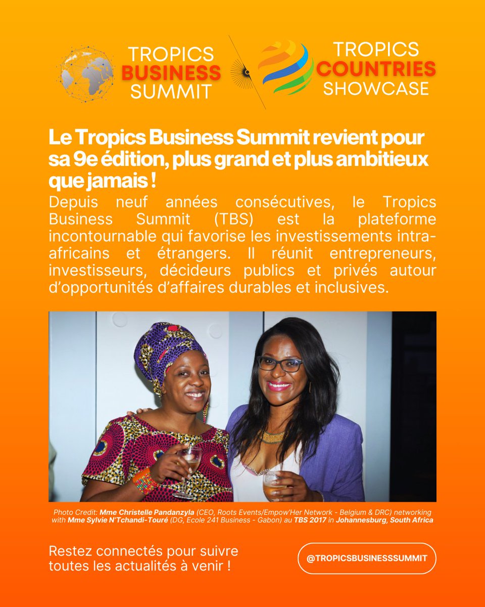 Tropics Summit & Countries Showcase tweet media