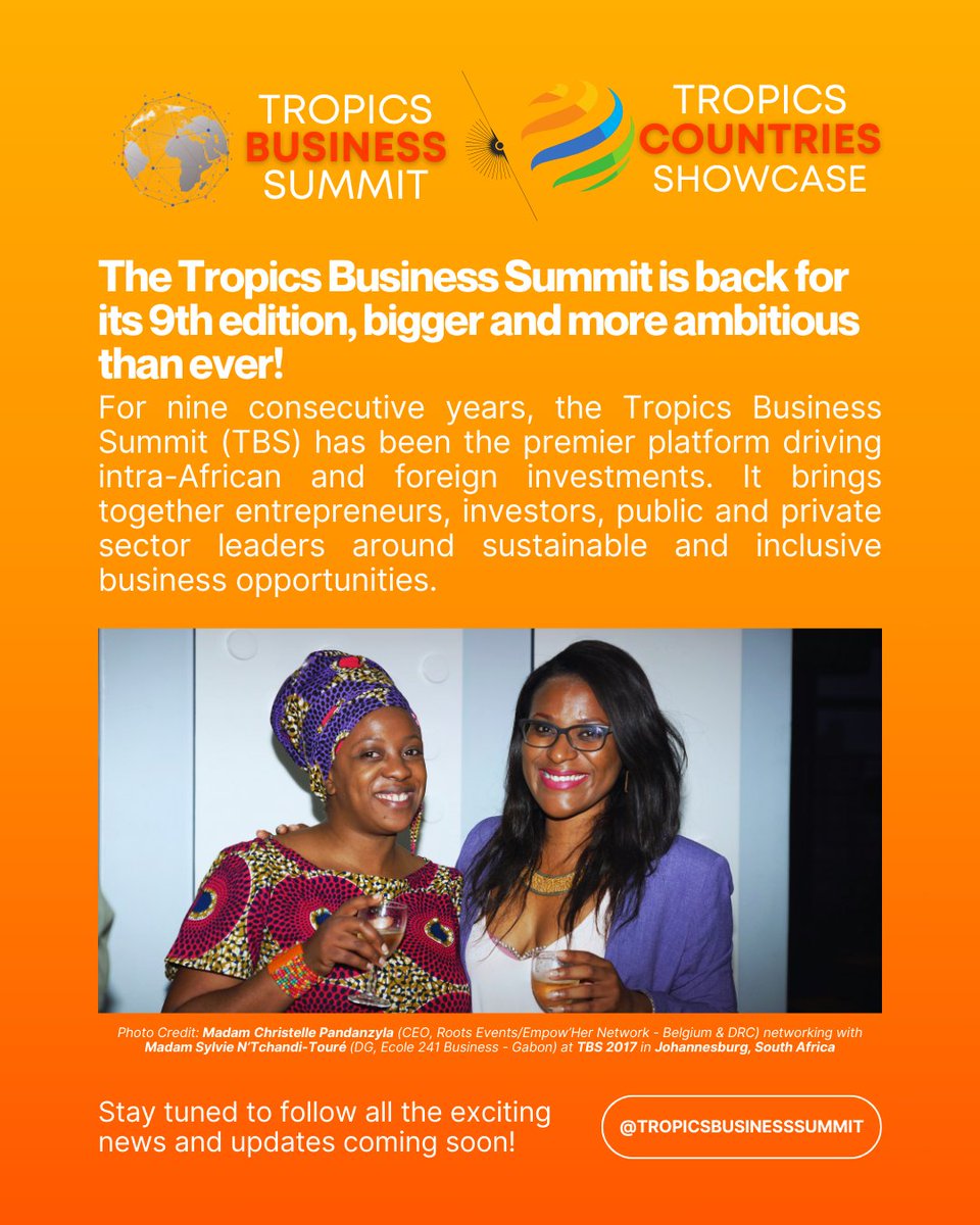 Tropics Summit & Countries Showcase tweet media