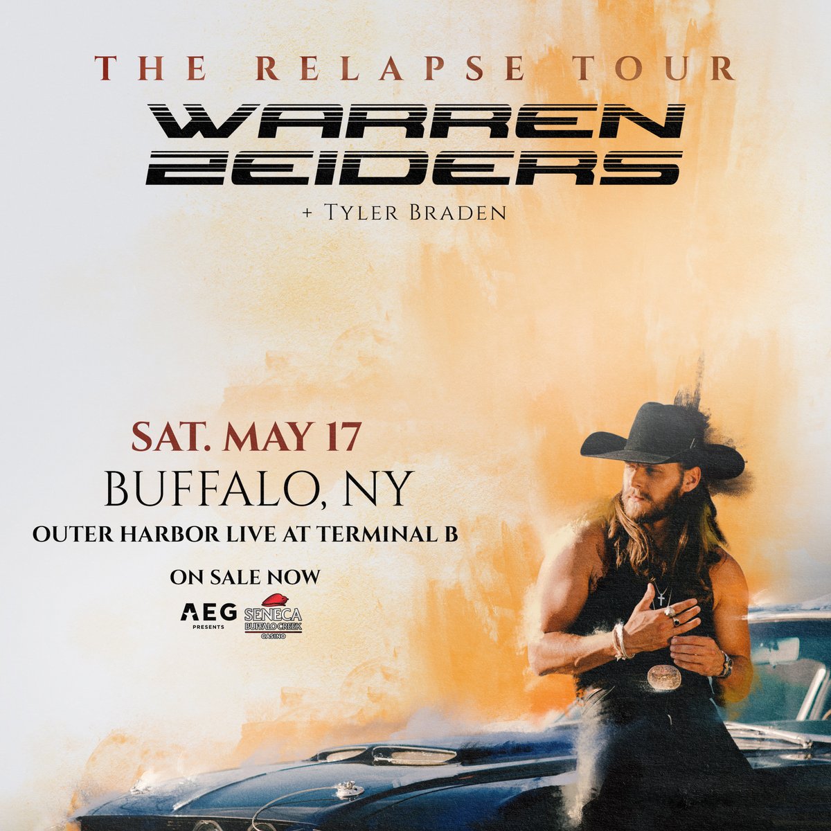 Outer Harbor Live at Terminal B (@outerharborlive) on Twitter photo One Week Away!
The <a href="/WarrenZeiders/">Warren Zeiders</a> show at Outer Harbor Live is coming soon! Get your tickets NOW: hive.co/l/warrenzeider… One Week Away!
The <a href="/WarrenZeiders/">Warren Zeiders</a> show at Outer Harbor Live is coming soon! Get your tickets NOW: hive.co/l/warrenzeider…