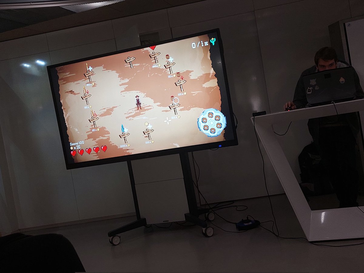 Game Dev Graz (@gamedevgraz) on Twitter photo <a href="/accidentlyAnton/">Anton Klinger (Find me on Mastodon instead)</a> <a href="/Scarfront/">Erin List 🏳️🌈🏳️⚧️</a> <a href="/ScriptingMage/">ScriptMage</a> <a href="/spelkollektiv/">Spelkollektivet</a> And Christoph also has a game jam game for us, the Western themed "The Blast of Us"! <a href="/accidentlyAnton/">Anton Klinger (Find me on Mastodon instead)</a> <a href="/Scarfront/">Erin List 🏳️🌈🏳️⚧️</a> <a href="/ScriptingMage/">ScriptMage</a> <a href="/spelkollektiv/">Spelkollektivet</a> And Christoph also has a game jam game for us, the Western themed "The Blast of Us"!