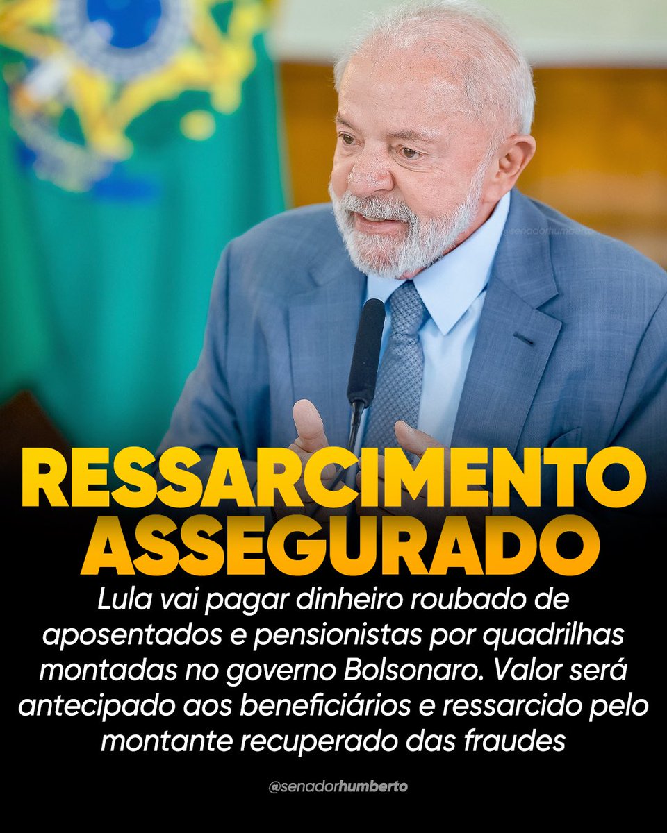 Não vai haver prejuízo a aposentados, pensionistas e demais beneficiários do INSS. Todos aqueles que foram lesados por descontos associativos ilegais, num esquema montado no governo Bolsonaro, serão reembolsados pela gestão do presidente Lula antecipadamente.