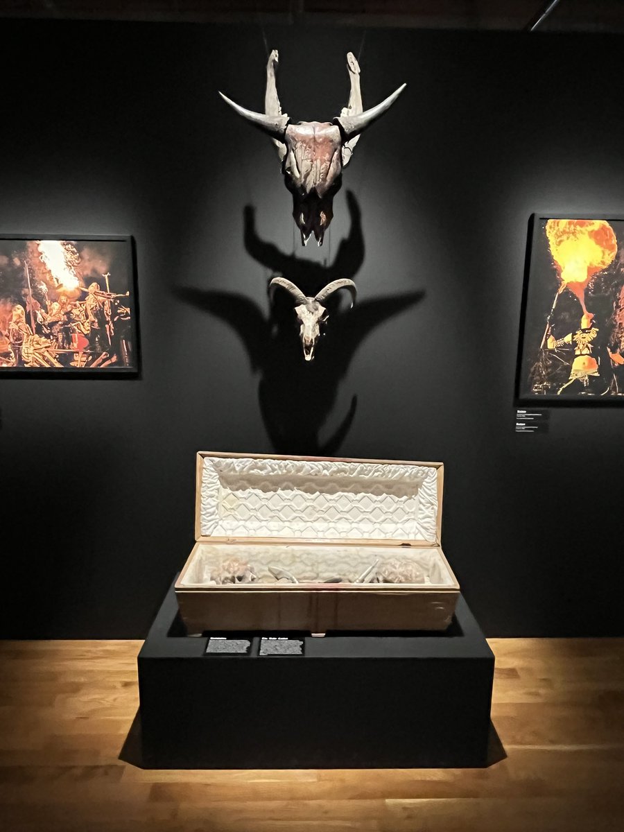 TheTrueAsgard's tweet photo. Thursday's exploration, part 2: "Total Metal" exhibition at Kulturhuset.
Lots of photos, discs, artifacts and stage props from the swedish extreme metal scene since the mid 1980s. A must if you're into this music.
#TotalMetal #Kulturhuset #Stockholm 🇸🇪 https://t.co/lejgfaWdlU