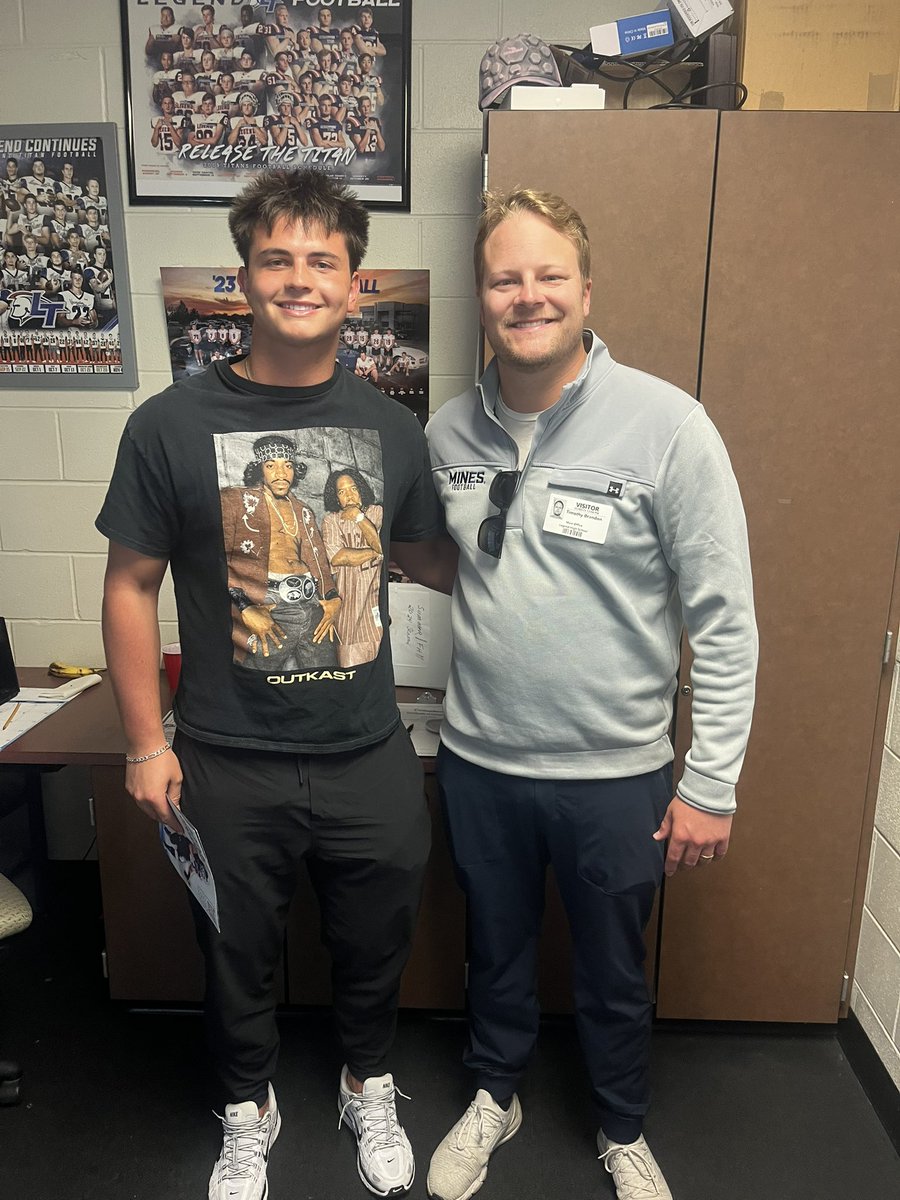Sean Guertin (@sean_guertin11) on Twitter photo Thank you <a href="/TimBrandon5/">Tim Brandon</a> for stopping by today to talk <a href="/MinesFootball/">Mines Football</a> with me, thank you for the camp invite as well! Can’t wait to get up there. Thank you <a href="/TimBrandon5/">Tim Brandon</a> for stopping by today to talk <a href="/MinesFootball/">Mines Football</a> with me, thank you for the camp invite as well! Can’t wait to get up there.