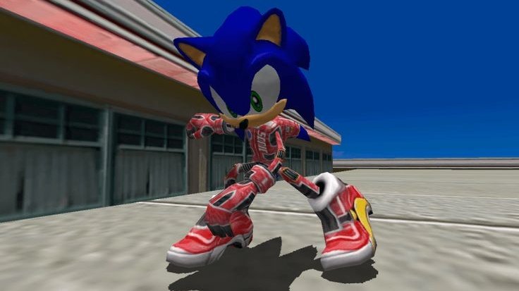 SamHain31st's tweet photo. Despite Sonic being blue, I feel red is 100% his color. https://t.co/AHAjwm7dOV