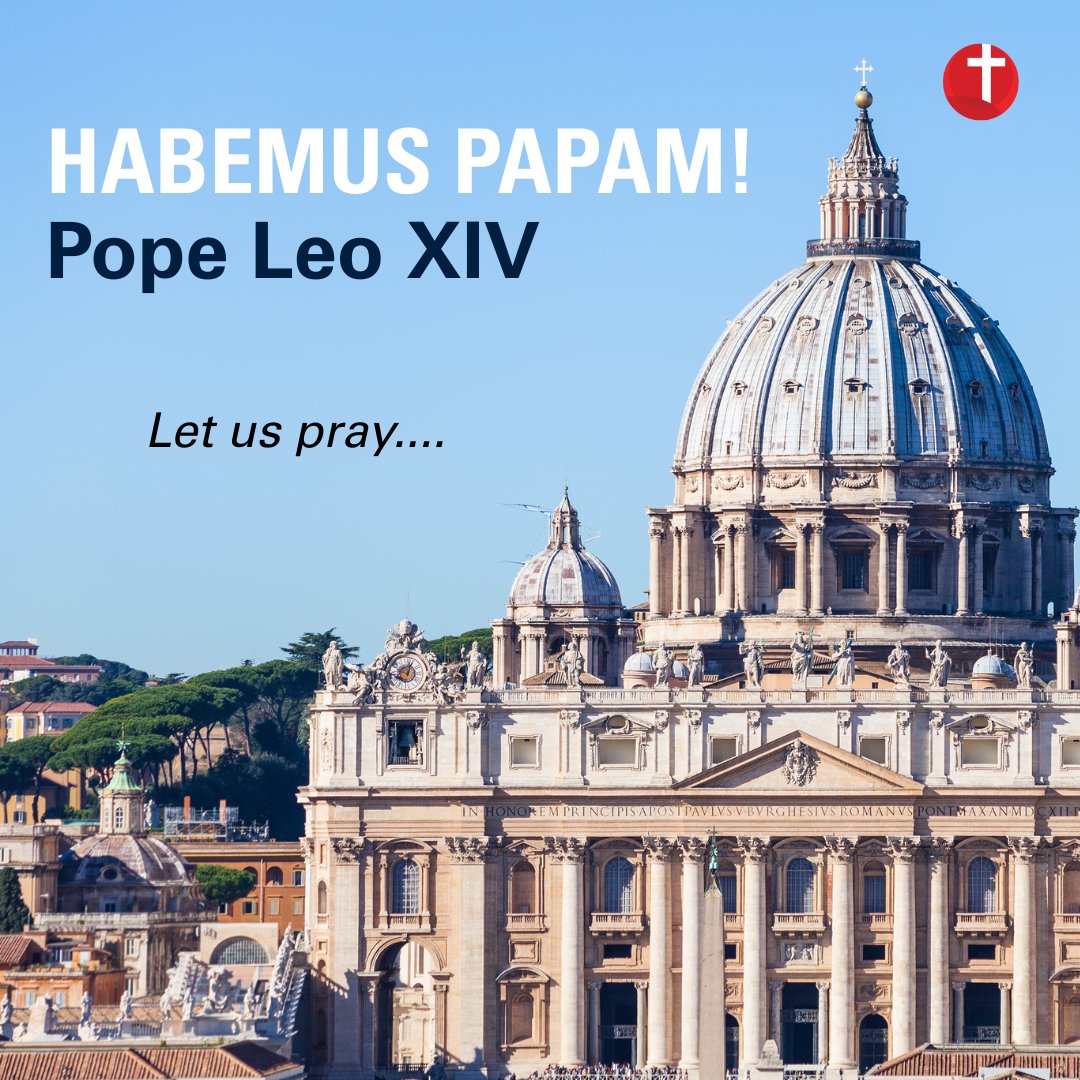 Join us in praying for Pope Leo XIV.

God, grant your abundant blessings upon your servant, Pope Leo XIV. Send forth your Spirit upon us, the faithful, as we welcome our new shepherd and enter a new period in the life of our Church.