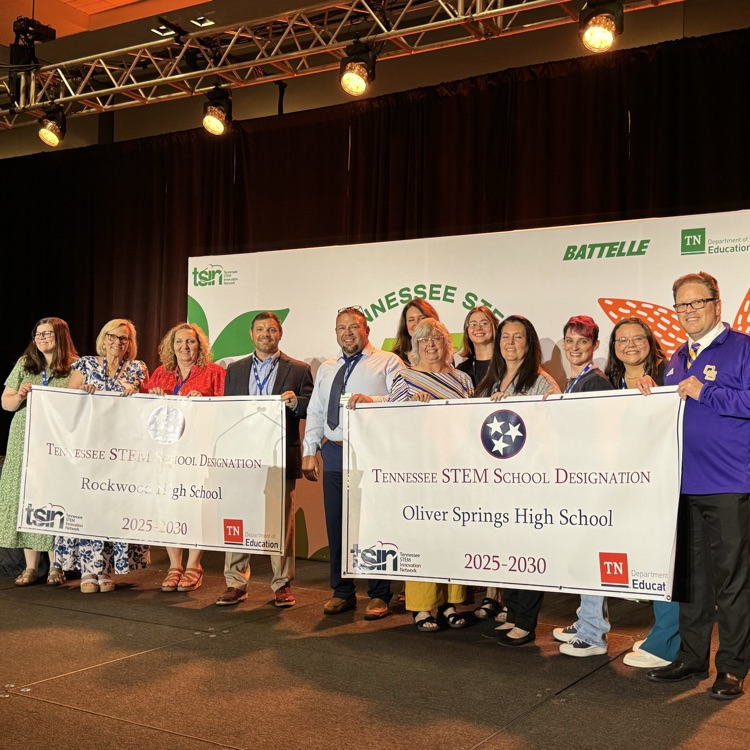 Big news! We’ve officially been designated as a Tennessee STEM School by the Tennessee Department of Education. Our school is now recognized as a model for STEM teaching and learning across the state.
<a href="/theTSIN/">Tennessee STEM Innovation Network</a> <a href="/TNedu/">TN Dept of Education</a> @TNSTEM
