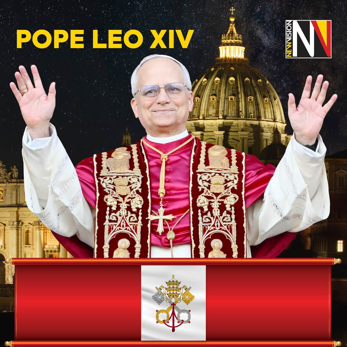 Cardinal Robert Francis Prevost. 

The 267th pope of the Roman Catholic Church. <a href="/newvisionwire/">The New Vision</a>