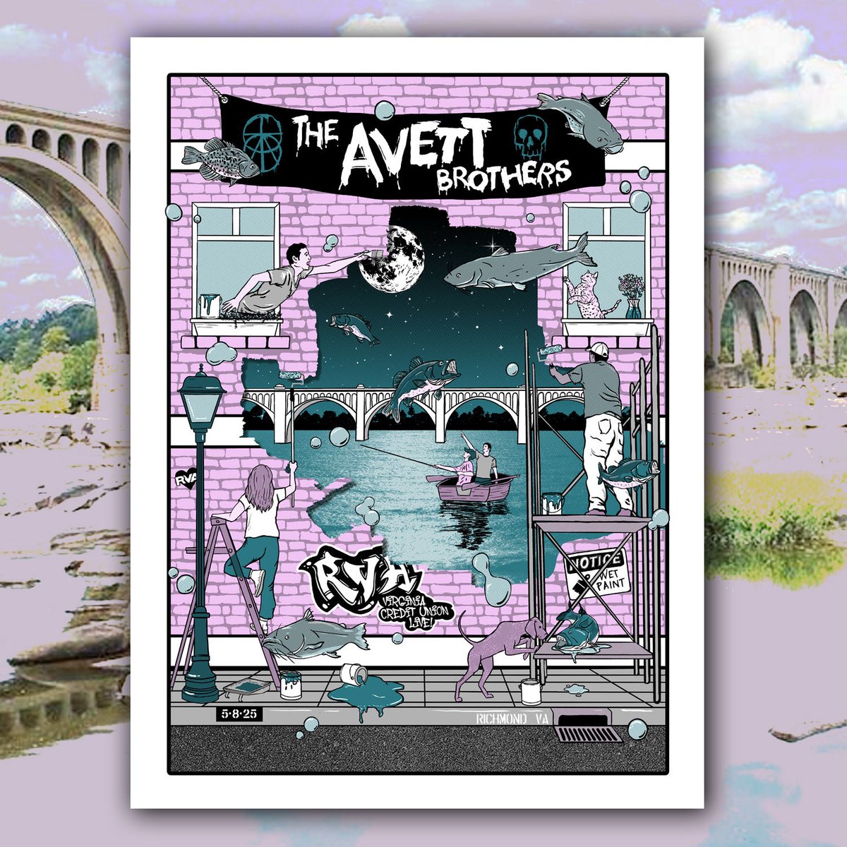 The Avett Brothers (@theavettbros) on Twitter photo Richmond, VA! Poster for tonight’s show at <a href="/VACULIVE/">Virginia Credit Union LIVE!</a> is by Brian Bojo.
Doors: 7:00pm
The Avett Brothers: 8:00pm
No opener. Richmond, VA! Poster for tonight’s show at <a href="/VACULIVE/">Virginia Credit Union LIVE!</a> is by Brian Bojo.
Doors: 7:00pm
The Avett Brothers: 8:00pm
No opener.