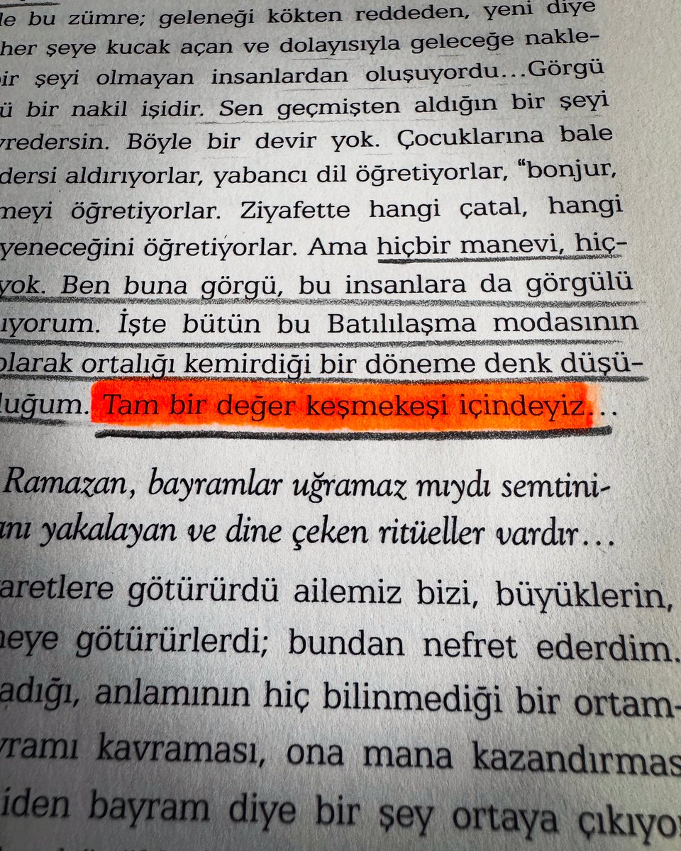 Tam bir değer keşmekeşi içindeyiz…

#birruhmacerası #ayşeşasa