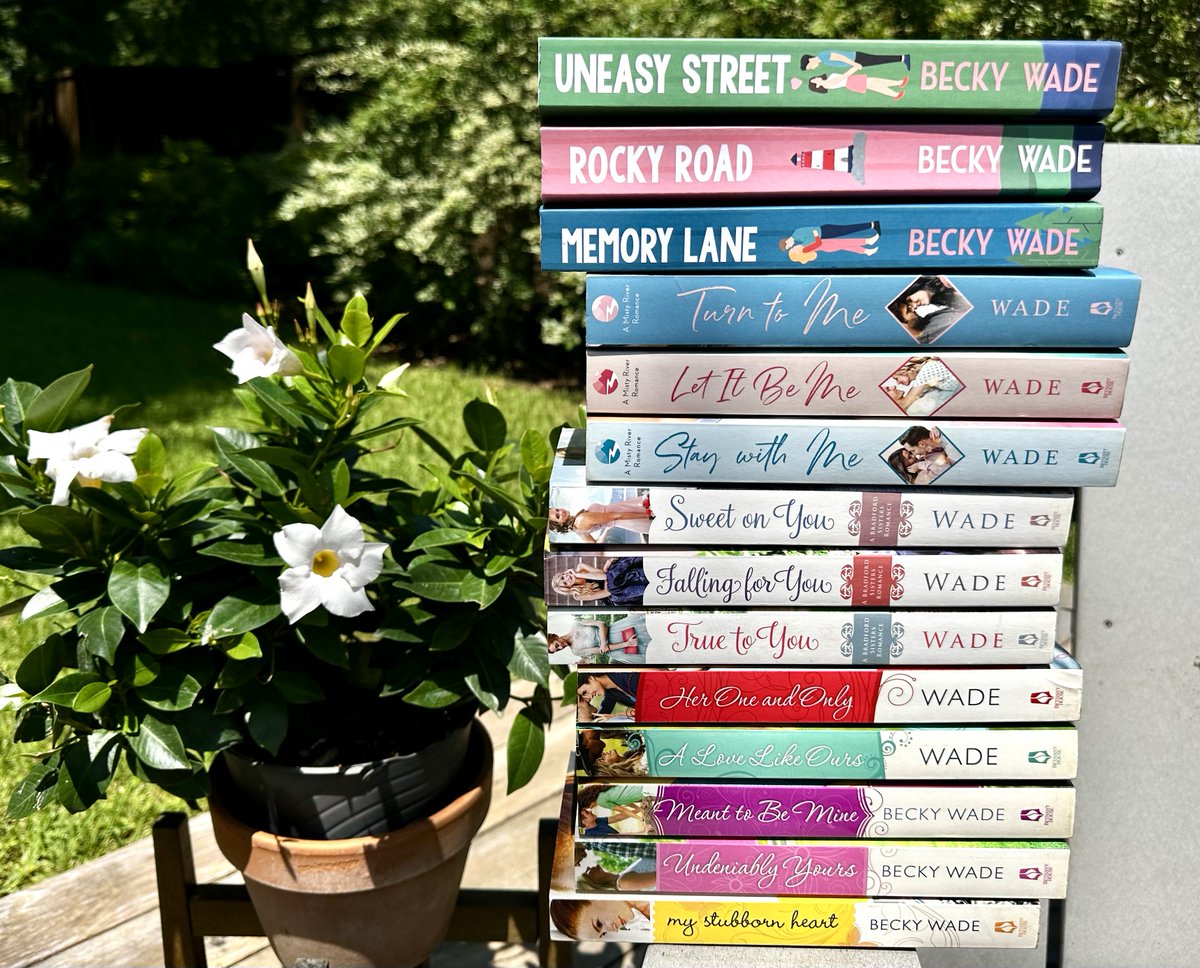 Pop over to my FB page at facebook.com/authorbeckywade to enter to win your choice of the books pictured below by simply leaving a comment about your re-reading habits (or lack thereof). 🌼🪻🌺 #Romance #readers