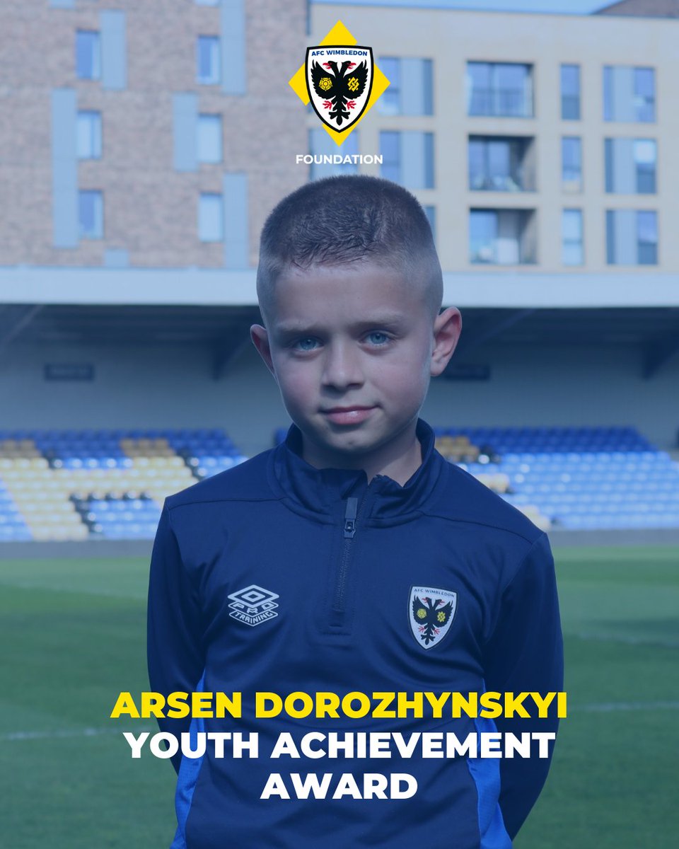 Youth Achievement Award 🏆

Arsen Dorozhynskyi has won our Youth Achievement Award for showing exceptional growth, teamwork and resilience. Congratulations Arsen!

Thank you to <a href="/MidexPRO/">MidexPRO</a> for sponsoring this award 🤝

#AFCW 🟡🔵