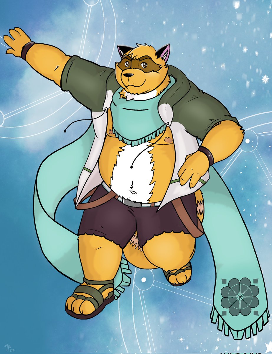 Después de mucho... Les traigo... al <a href="/sebi_zorropache/">Mr.Rafox</a> en cosplay de Cu Sith!
 
Terminado~
Espero que te guste, bro :3