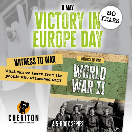 This week, we remember the bravery and sacrifices that led to Victory in Europe. 

👉 Add Witness to War to your library: lernerbooks.com/series/11268-w…

#VEDay #WitnessToWar #WWIIHistory #MiddleSchoolHistoryReads