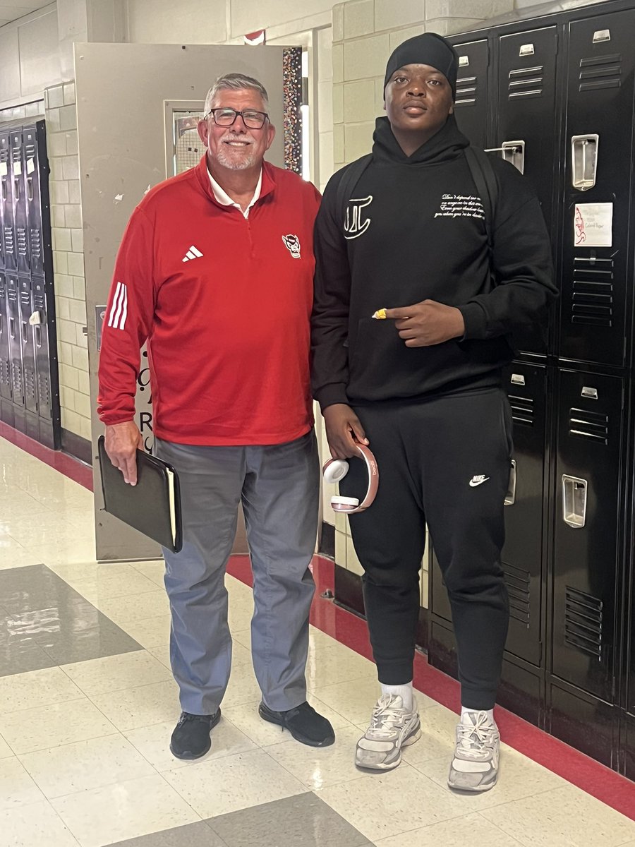 3⭐️ Djidjou Bah 🇬🇳 (@9ninezer0) on Twitter photo Appreciate <a href="/coachwiles/">Charley Wiles</a> for stopping by to see me today! Can’t wait for my OV to NC State in June! #1Pack1Goal 🔴⚪️ <a href="/StateCoachD/">Dave Doeren</a> <a href="/elisha_shaw/">Coach E. Shaw</a> <a href="/CoachAlexFaulk/">Alex Faulk aka “Coach Suge”</a> <a href="/PackFootball/">NC State Football</a> <a href="/AllenTrieu/">Allen Trieu</a> <a href="/adamgorney/">Adam Gorney</a> <a href="/SWiltfong_/">Steve Wiltfong</a> <a href="/TomLoy247/">Tom Loy</a> <a href="/iamcoachgene/">Gene Robinson III</a> Appreciate <a href="/coachwiles/">Charley Wiles</a> for stopping by to see me today! Can’t wait for my OV to NC State in June! #1Pack1Goal 🔴⚪️ <a href="/StateCoachD/">Dave Doeren</a> <a href="/elisha_shaw/">Coach E. Shaw</a> <a href="/CoachAlexFaulk/">Alex Faulk aka “Coach Suge”</a> <a href="/PackFootball/">NC State Football</a> <a href="/AllenTrieu/">Allen Trieu</a> <a href="/adamgorney/">Adam Gorney</a> <a href="/SWiltfong_/">Steve Wiltfong</a> <a href="/TomLoy247/">Tom Loy</a> <a href="/iamcoachgene/">Gene Robinson III</a>