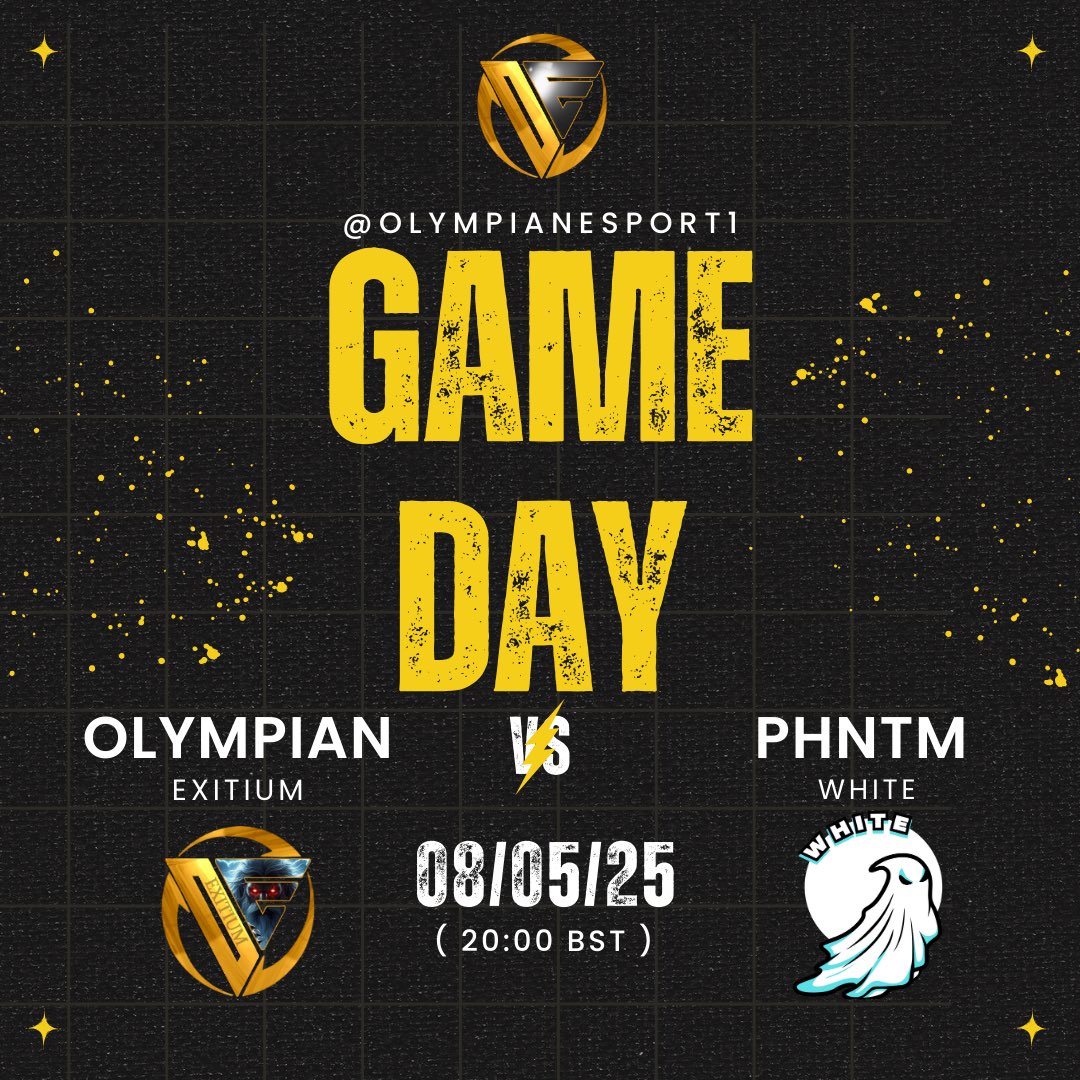 📣GAME DAY📣

Olympian Exitium takes on PHNTM White TONIGHT!

🎮- Div 8-2 LR2 <a href="/AMeLeague/">AEL - Amateur Esports League</a>
⏰- 8:00 PM

🔱- <a href="/OldManMada/">Adam</a> 
🔱- <a href="/ExitiumAnt/">Ant</a>
🔱- <a href="/TeeDeeGaming/">TeeDee</a>
🔱- <a href="/ExitiumDylan/">Dylan</a>