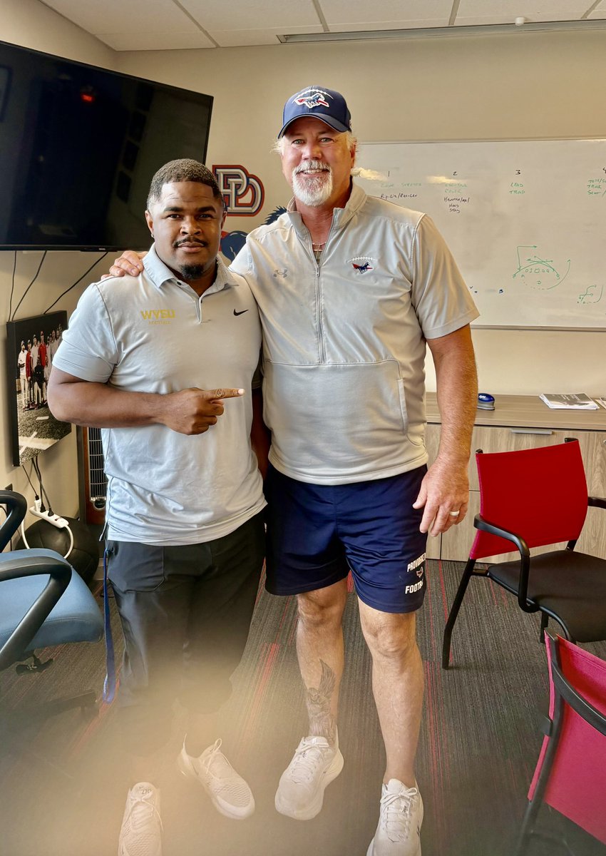 Rashad D. Jackson (@coachjackson7) on Twitter photo Providence day chargers ๐!!
Chad Grier my mentor ๐ <a href="/ChadGrier_/">Chad Grier</a> <a href="/PDS_ChargersFB/">Providence Day Football</a> <a href="/WvsuFootball/">WVSU Football</a> <a href="/CoachPenn/">John Pennington</a>
WVSU Football Program ๐๐๐๐ Providence day chargers ๐!!
Chad Grier my mentor ๐ <a href="/ChadGrier_/">Chad Grier</a> <a href="/PDS_ChargersFB/">Providence Day Football</a> <a href="/WvsuFootball/">WVSU Football</a> <a href="/CoachPenn/">John Pennington</a>
WVSU Football Program ๐๐๐๐