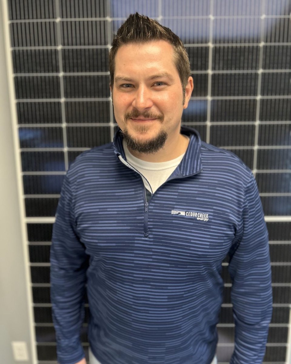 Congratulations to Matt Gibbs on his transition from Sales to Project Management here at Cedar Creek Energy! 👏 Matt has been an incredible asset to our team, and we’re thrilled to see him bring his experience into this new role.
 
Let’s go, Matt!