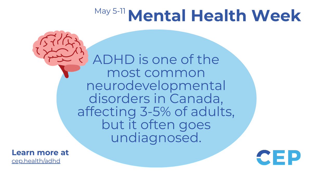 Our updated ADHD in Adults tool helps to identify #ADHD in adults, highlighting opportunities to screen, outlining categories of impairment, and providing conversation starters for patient discussions.🧠

🔗 Learn more: cep.health/adhd 
#PrimaryCare #UnmaskingMentalHealth