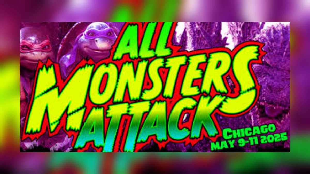 Run! It's #Godzilla! #DaysOfTheDead Presents #AllMonstersAttack #Chicago 2025 in #Rosemont, #Illinois. Happening #May 9-11. Macabre media coverage by #TeamGregula &amp; I return as a guest judge of the CHAOSTUME SHOWDOWN on Saturday!

More info: count-gregula.com/count-gregulas…

#DOTD #Kaiju
