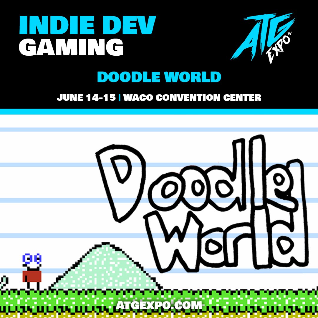 ATG Expo (@atgexpo) on Twitter photo We’re thrilled to spotlight one of our awesome indie dev vendors bringing the charm to ATG Expo 2025 — the creators of <a href="/DoodleWorldGame/">🖍️ Doodle World 🖍️</a> ! 🖍️
Stop by their booth June 14-15 to meet the developers & play the game!
Get passes: atgexpo.com/passes
#indiedeveloper #wacotx We’re thrilled to spotlight one of our awesome indie dev vendors bringing the charm to ATG Expo 2025 — the creators of <a href="/DoodleWorldGame/">🖍️ Doodle World 🖍️</a> ! 🖍️
Stop by their booth June 14-15 to meet the developers & play the game!
Get passes: atgexpo.com/passes
#indiedeveloper #wacotx