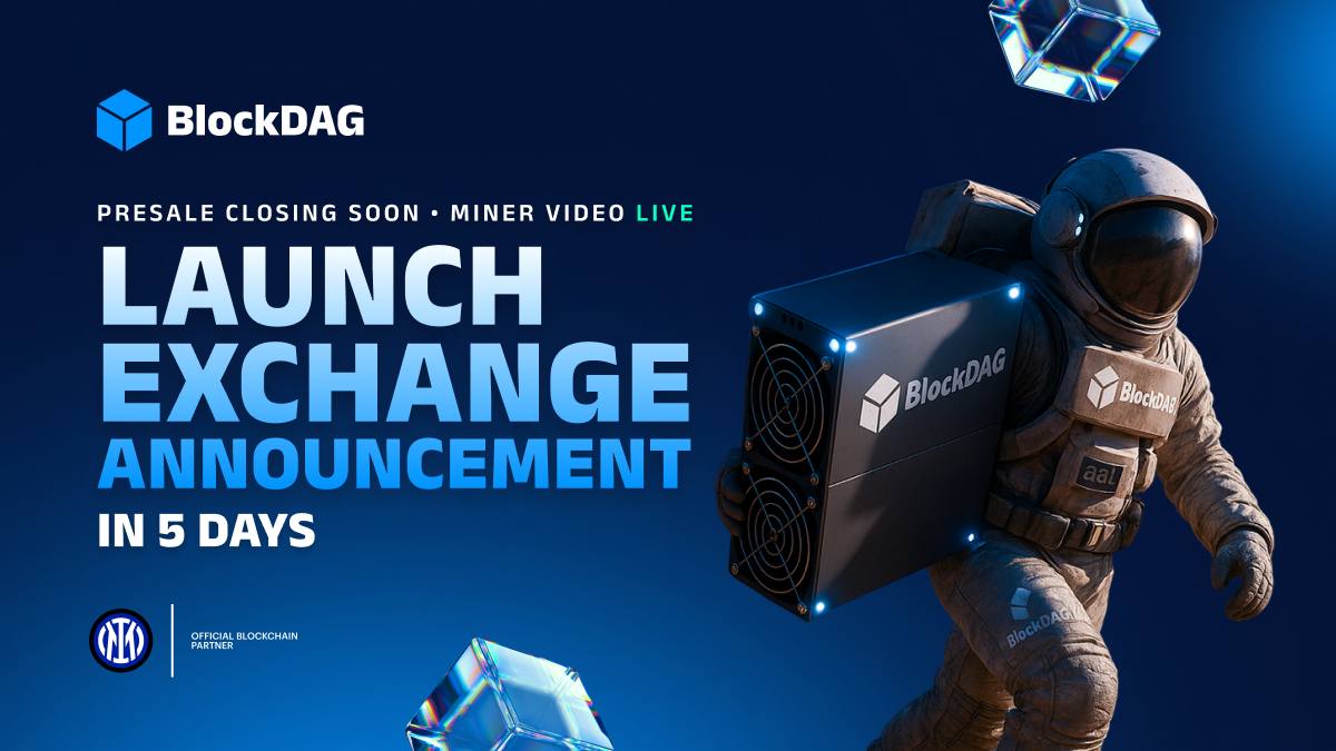 blockdagnetwork's tweet image. BDAG $0.0019 | Presale Ending Soon | 100M Buyer Battles Pool | New Miner Video LIVE! 🚨

GO BIG ON BlockDAG before May 13! 🚀

👀But that’s not all…

💸 25 million? That’s so yesterday.

Today, the Buyer Battles pool has EXPLODED to 100 million BDAG! 💰🤑

🎉That means BIGGER…