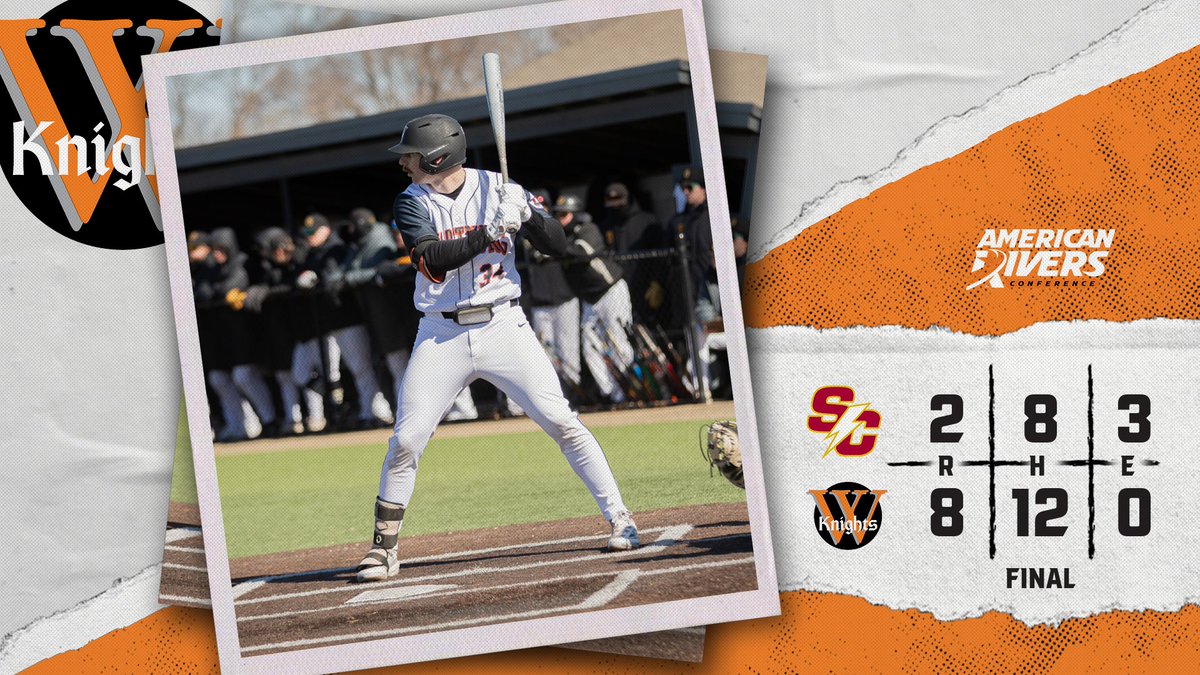 Wartburg Athletics (@wartburgknights) on Twitter photo Knights Win!! 🔥
A-R-C Tournament - <a href="/WartburgBB/">Wartburg Baseball</a> 8, Simpson 2
Wartburg advances to play No. 1 seed Buena Vista University at 2:30 p.m. today at Veterans Memorial Stadium! Knights Win!! 🔥
A-R-C Tournament - <a href="/WartburgBB/">Wartburg Baseball</a> 8, Simpson 2
Wartburg advances to play No. 1 seed Buena Vista University at 2:30 p.m. today at Veterans Memorial Stadium!