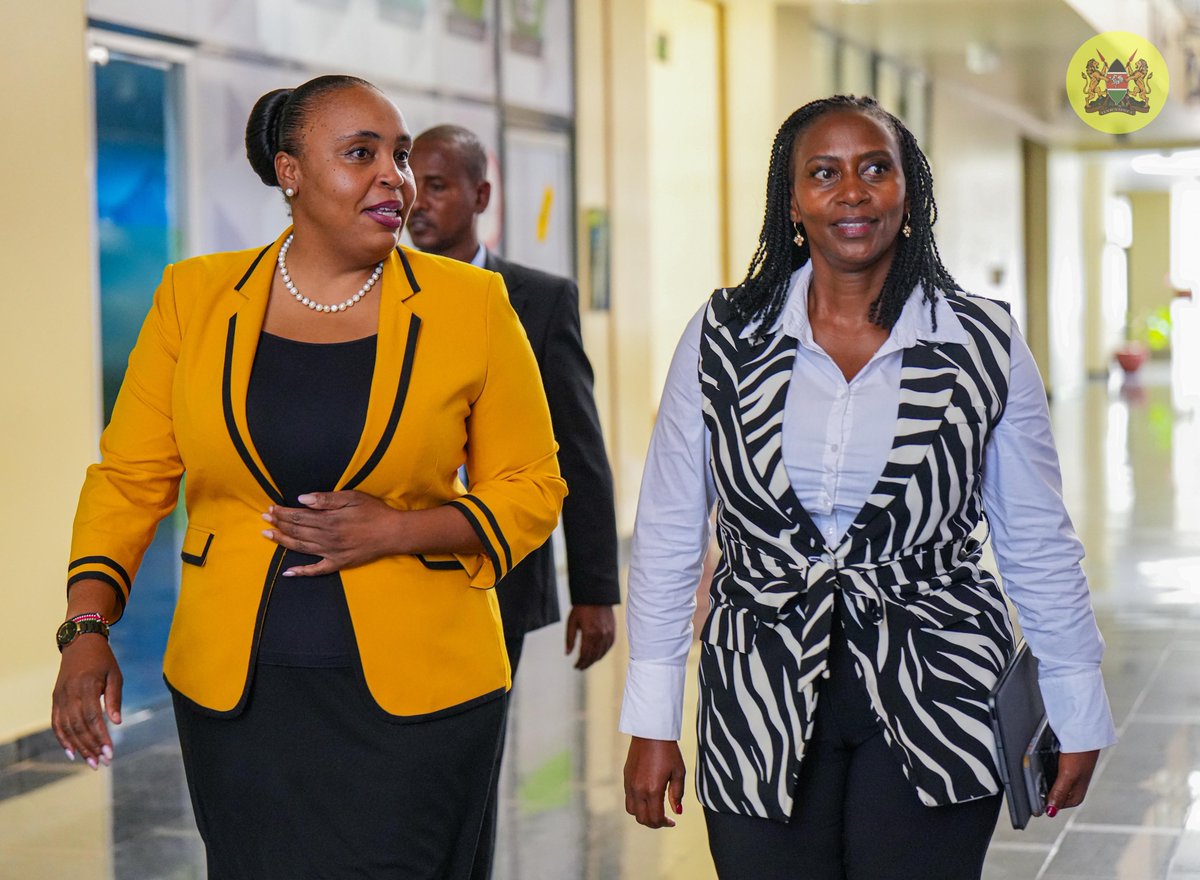 KenyaEac's tweet photo. Dr. Caroline Karugu, The Principal Secretary for State department of East African Community , today led the Kenyan delegation at the Permanent/Principal/Undersecretaries’ session during the 25th Ordinary Meeting of the Sectoral Council of Ministers of Health of the East African Community (EAC), held in Arusha, Tanzania.