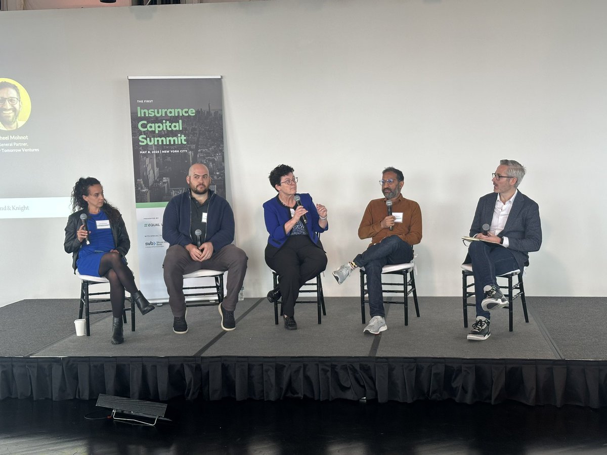 Equal Ventures (@equalventures) on Twitter photo VCs made a lot of mistakes in insurance over the past decade.
We have a great group speaking to VC’s learnings and the opportunities ahead.
Featuring <a href="/Carlottasini/">Carlotta Siniscalco</a> (Partner, <a href="/emergencecap/">Emergence Capital</a>), <a href="/mbatny/">Mark Batsiyan</a> (GP, <a href="/InspiredCap/">Inspired Capital</a>), Martha Notaras (GP, <a href="/BrewerLaneVC/">Brewer Lane Ventures</a>), <a href="/pitdesi/">Sheel Mohnot</a>
(GP, <a href="/btv_vc/">Better Tomorrow Ventures</a>) VCs made a lot of mistakes in insurance over the past decade.
We have a great group speaking to VC’s learnings and the opportunities ahead.
Featuring <a href="/Carlottasini/">Carlotta Siniscalco</a> (Partner, <a href="/emergencecap/">Emergence Capital</a>), <a href="/mbatny/">Mark Batsiyan</a> (GP, <a href="/InspiredCap/">Inspired Capital</a>), Martha Notaras (GP, <a href="/BrewerLaneVC/">Brewer Lane Ventures</a>), <a href="/pitdesi/">Sheel Mohnot</a>
(GP, <a href="/btv_vc/">Better Tomorrow Ventures</a>)