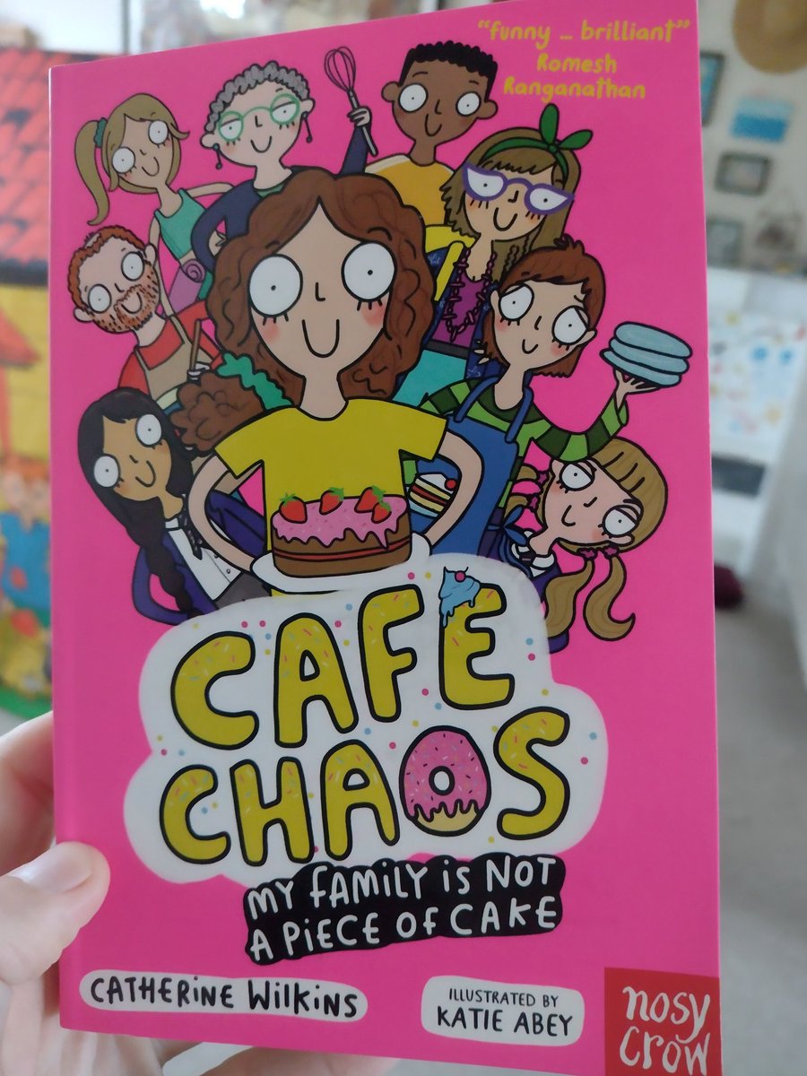 Lucky enough to get a copy of Cafe Chaos from <a href="/NosyCrow/">Nosy Crow</a> and found myself whizzing through it and desperate to read more. It's such a fun read but with some real heart. I loved Hope and her whole family and it's a great message of being yourself. Really enjoyed it &amp; recommend 📚❤️