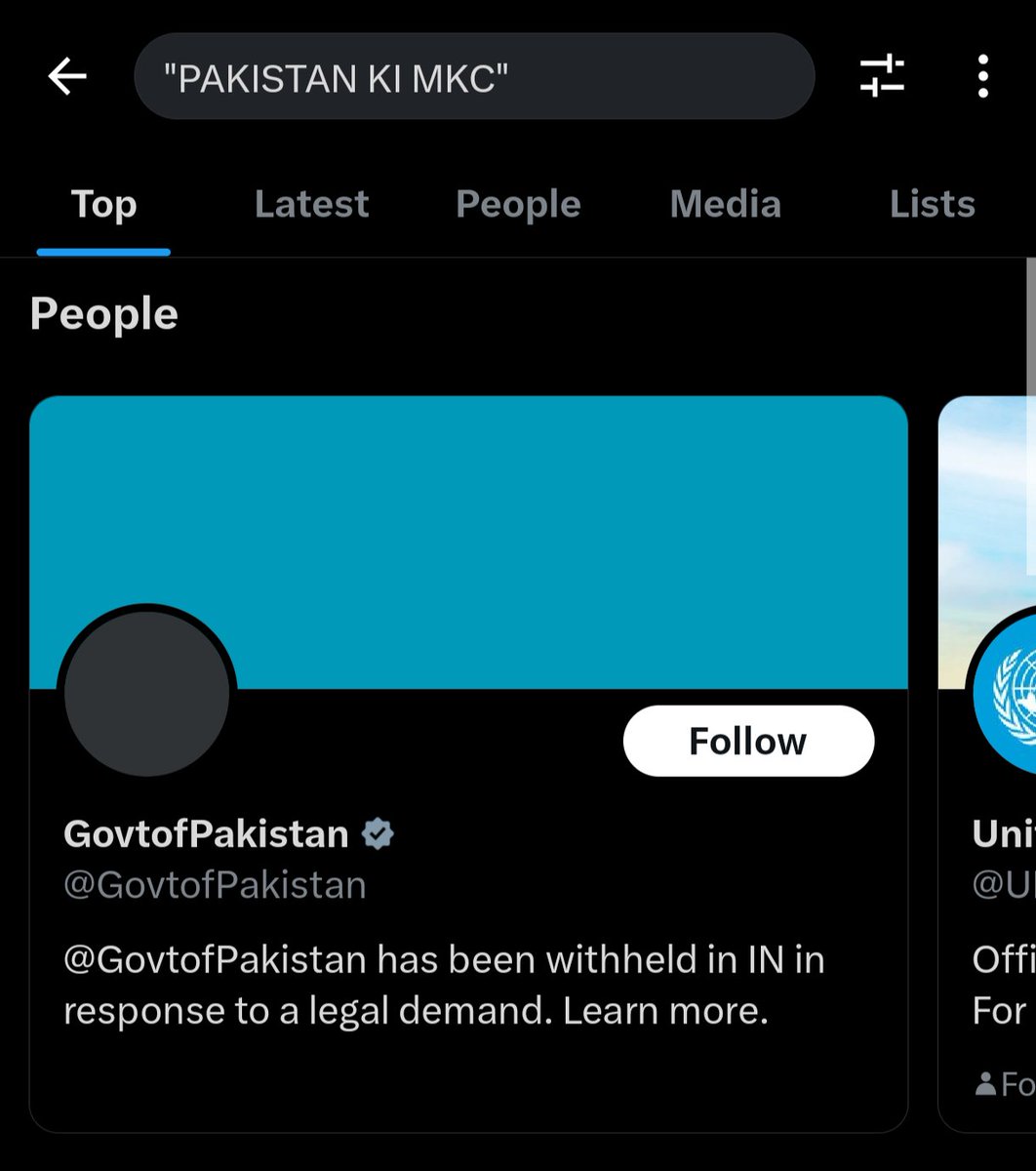 rishbknkryajain's tweet photo. Search PAKISTAN KI MKC and see who's coming at top 🤣🤣🤣 https://t.co/HfWtHebMCh