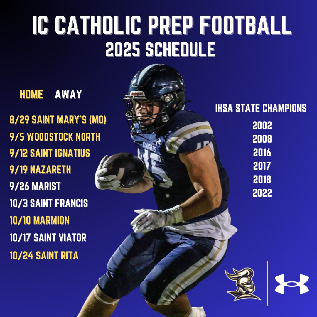 ICCPFootball's tweet image. Our 2025 opponents 🔽

#LetsGoKnights