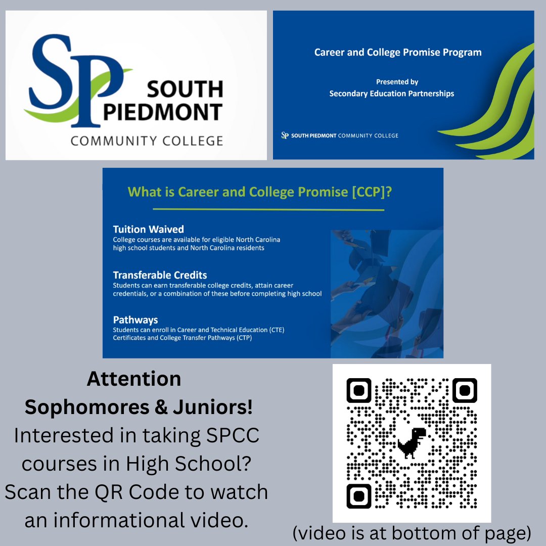 Scan the QR Code or visit spcc.edu/areas-of-study… for more information @aghoulihan @ucpsnc