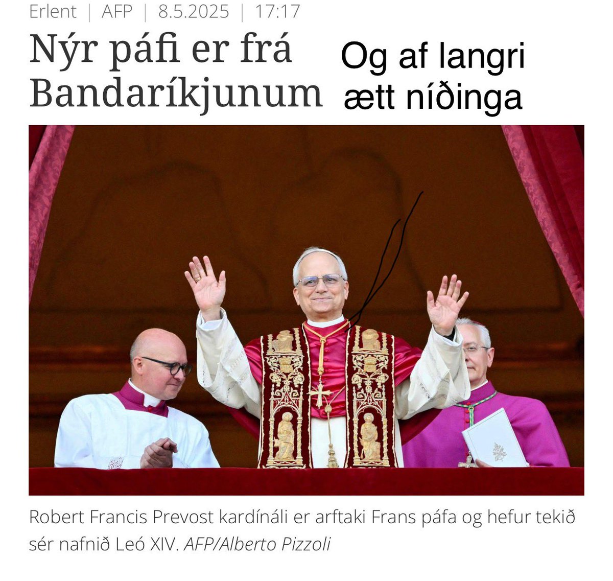Finnst það bara líklegt sko..