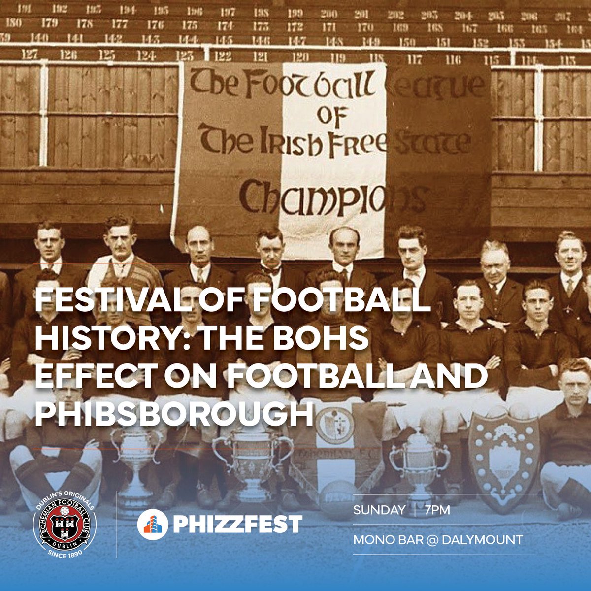 🎉Phizzfest, the Phibsborough Community and Arts Festival, returns this weekend! 

❤️🖤 Included among the packed programme across the next three days are three Bohs-related events: bohemians.ie/bohemian-fc-ph…