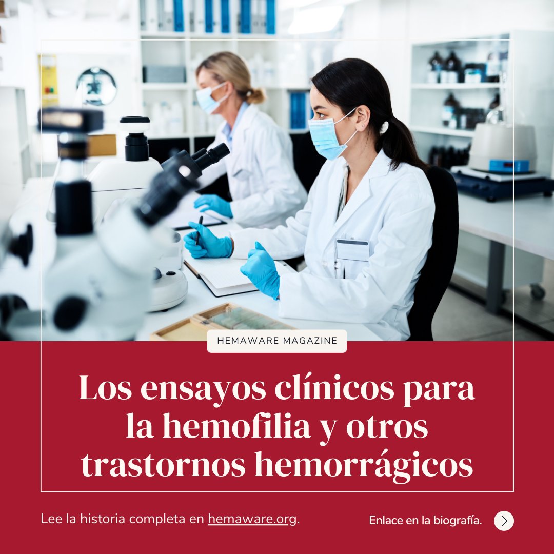 🧪 Cada avance en el tratamiento de los trastornos hemorrágicos—desde la terapia génica hasta los productos de vida media extendida.

🔗 Descubre cómo se diseñan los ensayos clínicos, qué puedes esperar y dónde encontrar oportunidades: bit.ly/3Y04QBe